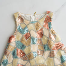Load image into Gallery viewer, Billieblush Sequin Mosaic Dress (4Y)
