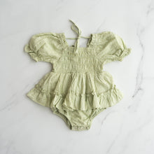 Load image into Gallery viewer, Arabella and Rose Sage Romper (6-12M)
