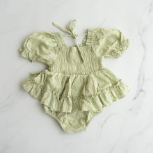 Load image into Gallery viewer, Arabella and Rose Sage Romper (6-12M)
