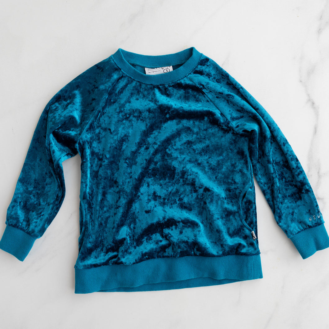 Minti Crushed Velvet Jumper (5Y)