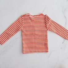 Load image into Gallery viewer, Denim Cat Striped Top (6-12M)
