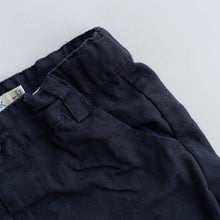 Load image into Gallery viewer, Navy Linen Blend Shorts (1Y)
