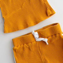 Load image into Gallery viewer, Mustard Ribbed Set (6-12M)
