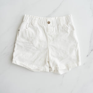 White Paperbag Shorts (7Y)
