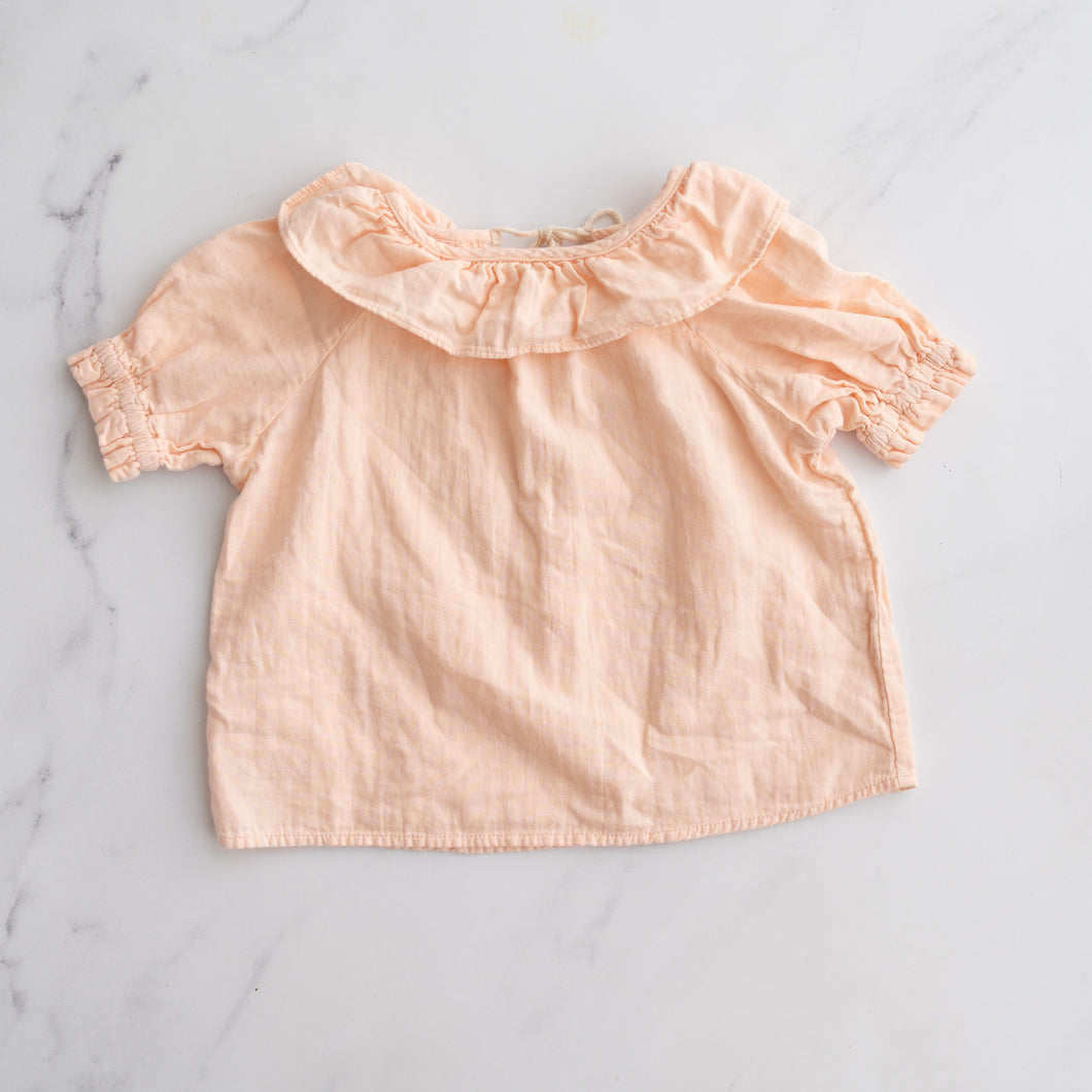 Liilu Organic Peach Blouse (2-3Y)