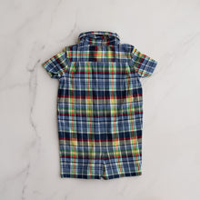 Load image into Gallery viewer, Ralph Lauren Checked Romper (1Y)
