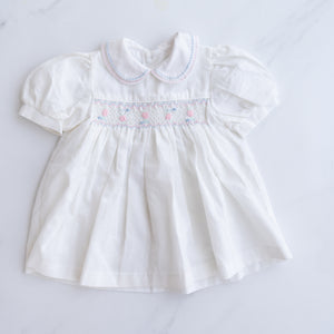 Vintage Smocked Dress (6-12M)