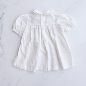 Vintage Smocked Dress (6-12M)