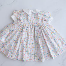 Load image into Gallery viewer, Colourful Heart Smocked Dress (18M-2Y+)
