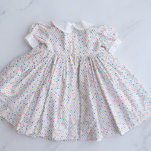 Colourful Heart Smocked Dress (18M-2Y+)