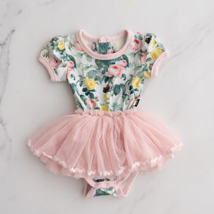 RYB Tutu Floral Onesie (3-6M)