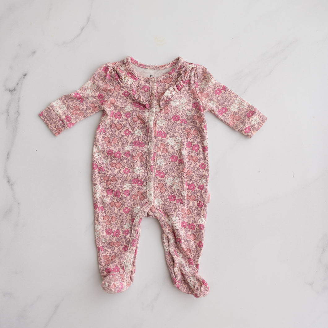 Gap Floral Onesie (0-3M)