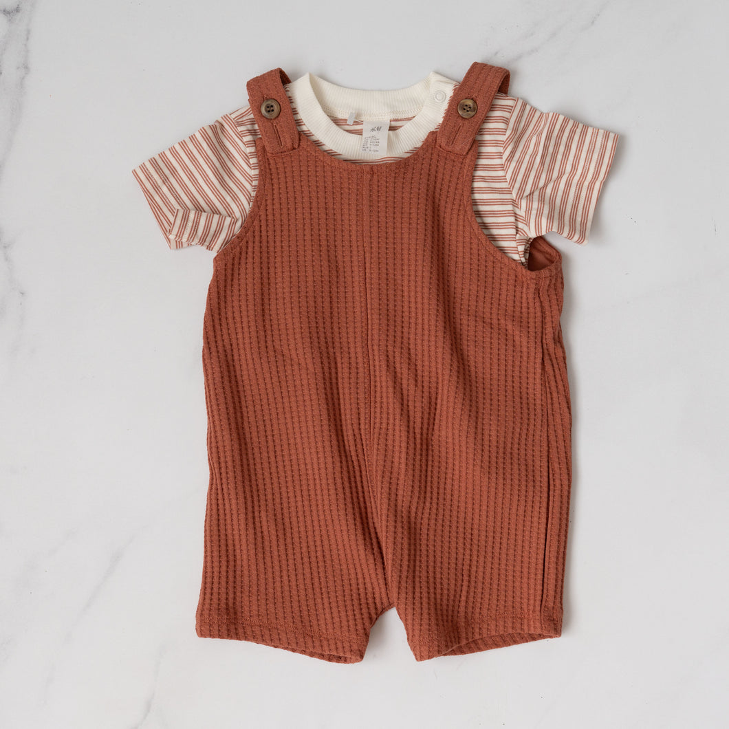 H&M Shortalls Set (9-12M)