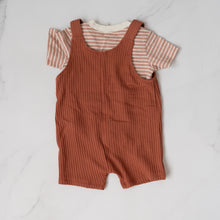 Load image into Gallery viewer, H&amp;M Shortalls Set (9-12M)
