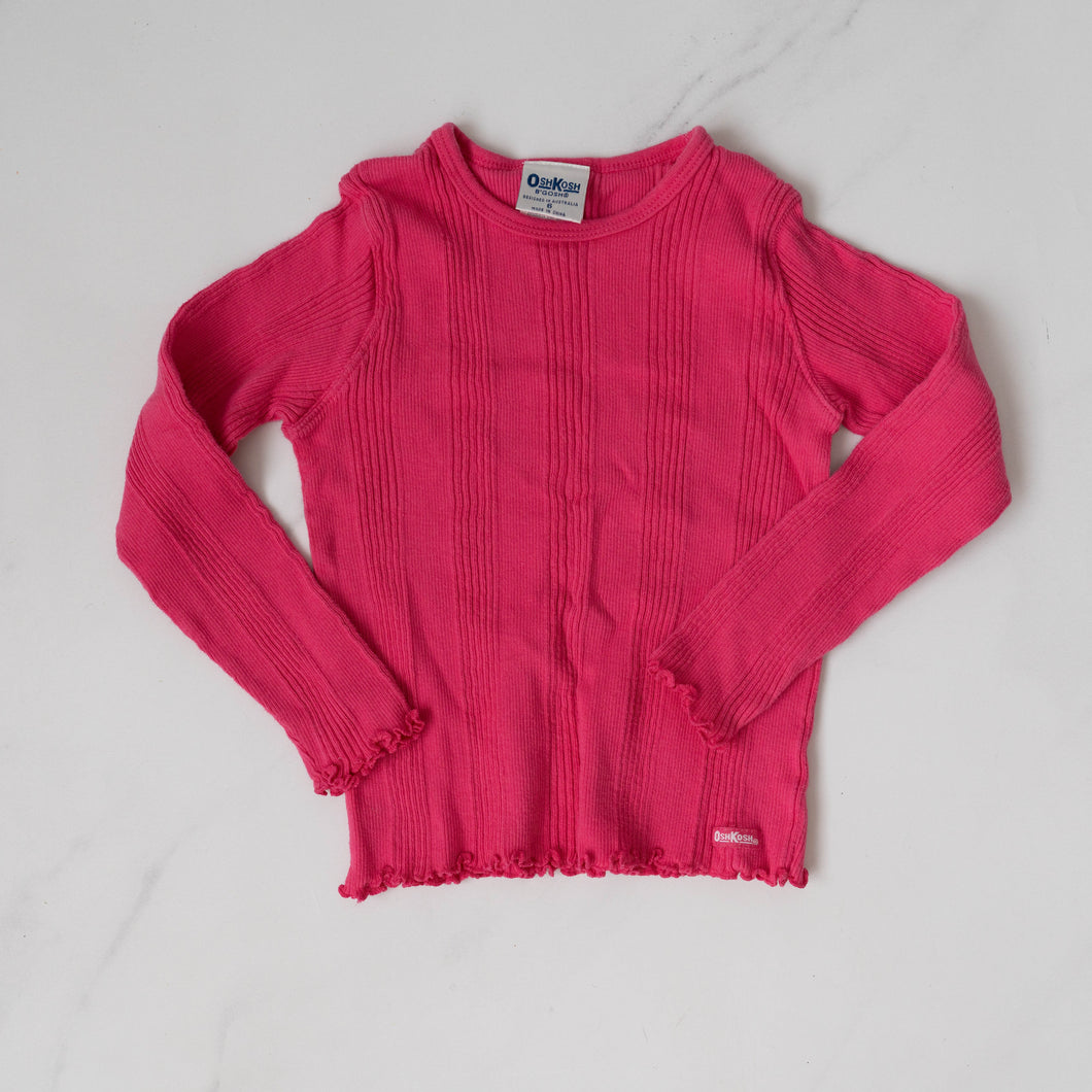 Retro Ribbed Oshkosh Top (6Y)