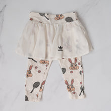 Load image into Gallery viewer, Mini Rodini X Adidas Tennis Skirt Leggins (4Y)
