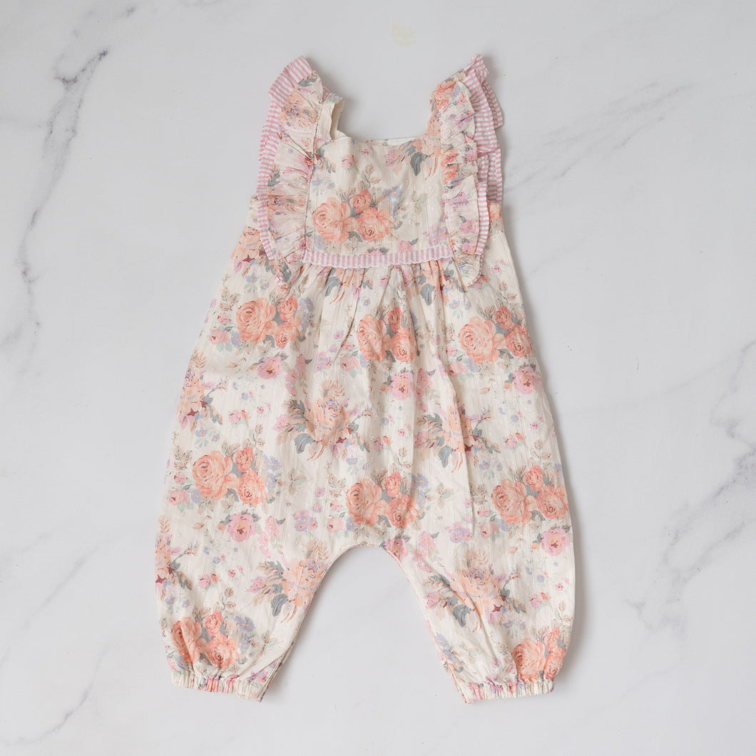 Next Antique Floral Romper (6-9M)