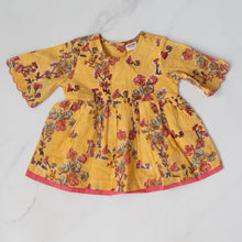 Load image into Gallery viewer, Yellow Floral Dress (3-6M)
