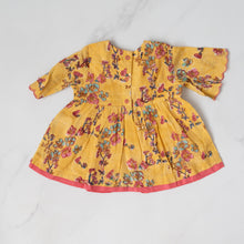 Load image into Gallery viewer, Yellow Floral Dress (3-6M)
