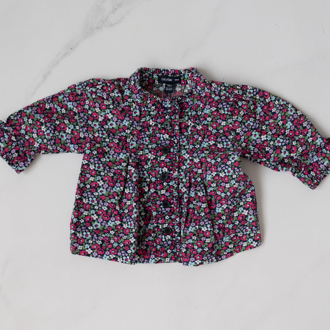 Gap Floral Blouse (0-3M)
