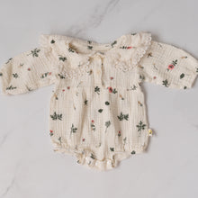 Load image into Gallery viewer, Sweet Muslin Romper (3-6M)
