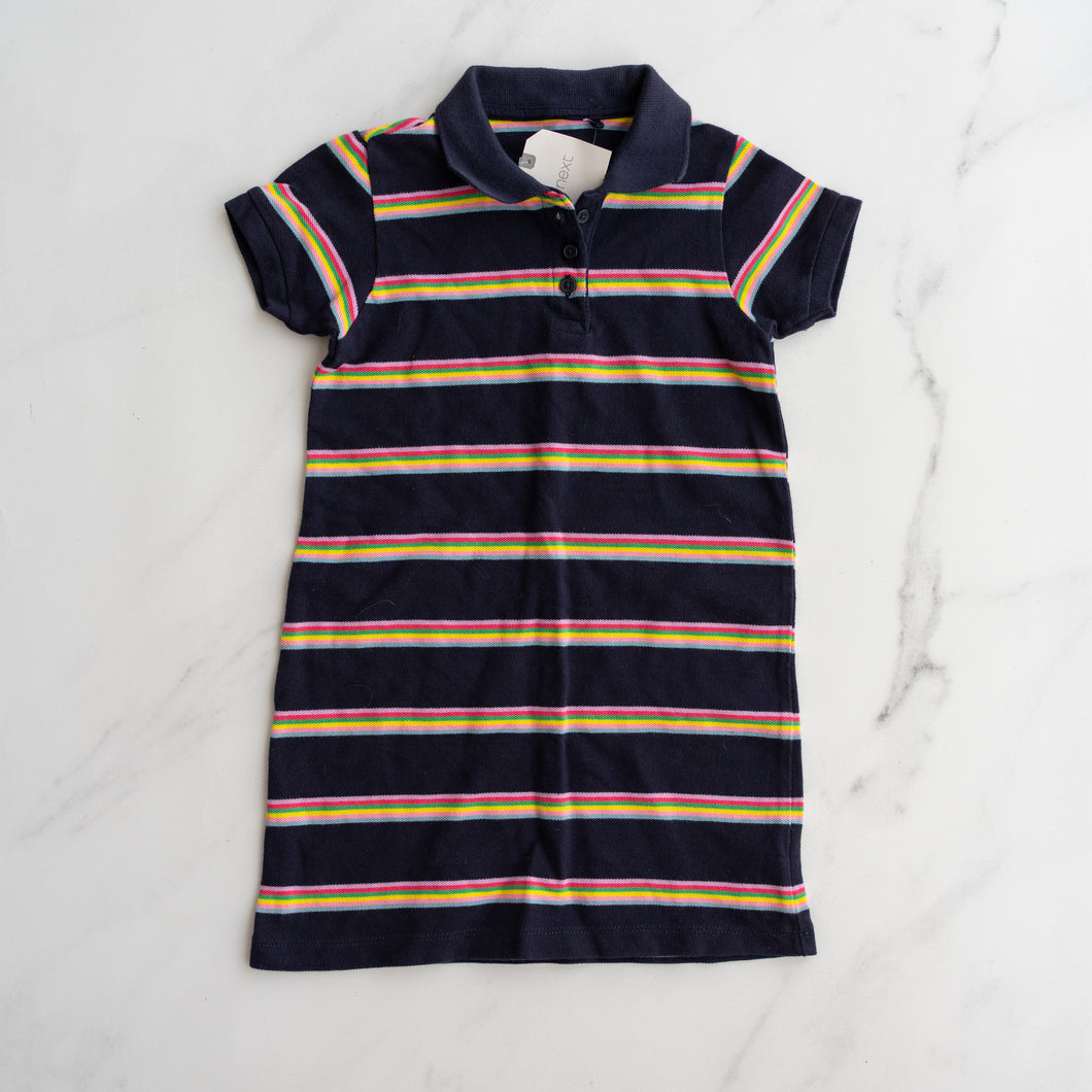 Next Striped Polo Dress (4Y)