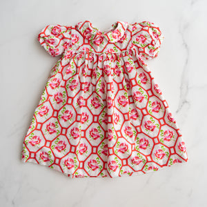 NZ Made Floral Dress (1-2Y)