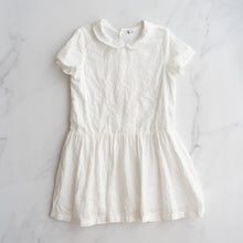 Load image into Gallery viewer, Peter Pan Collar Linen Dress (7-8Y)
