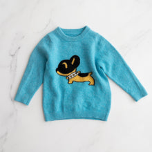 Load image into Gallery viewer, Blue Doggo Wool Knit (1-2Y)
