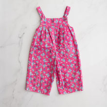 Load image into Gallery viewer, Retro Floral Overalls (2Y)
