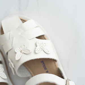 White Butterfly Sandals (US 9)