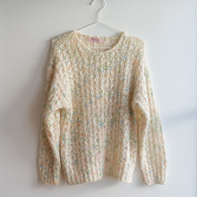 Load image into Gallery viewer, Pastel &amp; Gold Fleck Mohair Jumper (8-12)
