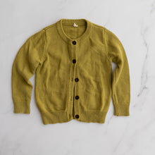 Load image into Gallery viewer, Green Cotton Knit Cardigan (4-5Y)
