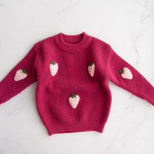 Load image into Gallery viewer, Raspberry Strawberry Jumper (5-7Y)
