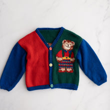 Load image into Gallery viewer, Bear Hand Knit Cardigan (3-4Y)
