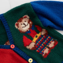 Load image into Gallery viewer, Bear Hand Knit Cardigan (3-4Y)
