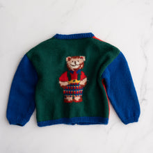Load image into Gallery viewer, Bear Hand Knit Cardigan (3-4Y)
