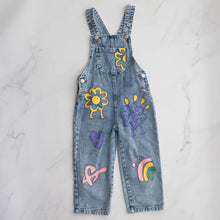Load image into Gallery viewer, Denim Drawing Overalls (4Y)
