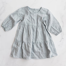 Load image into Gallery viewer, Dusky Blue Linen Dress (4-5Y)
