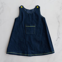 Load image into Gallery viewer, Handmade Denim Dress (4Y)
