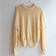 Load image into Gallery viewer, Butter Yellow Mohair Blend Knit (8-14)
