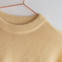 Load image into Gallery viewer, Butter Yellow Mohair Blend Knit (8-14)
