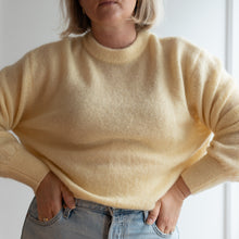 Load image into Gallery viewer, Butter Yellow Mohair Blend Knit (8-14)

