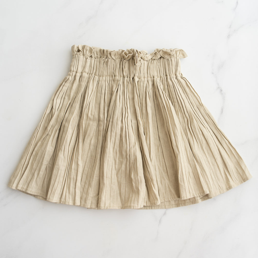 Linen Pleated Skirt (8-10Y)