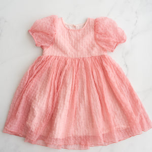 Pink Textured Dress (5-6Y)
