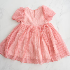 Pink Textured Dress (5-6Y)