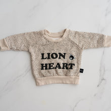 Load image into Gallery viewer, Hux Lion Heart Jumper (0-3M)
