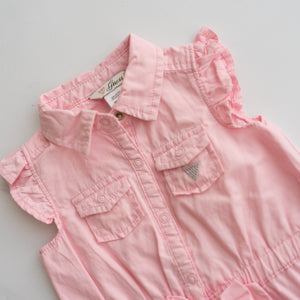 Guess Pink Romper (6-9M)