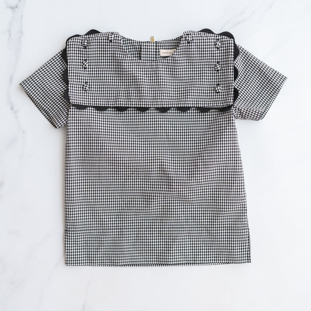 Carbon Soldier Gingham Top (3Y)