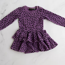 Load image into Gallery viewer, RYK Purple Polka Dot Dress (12-18M)
